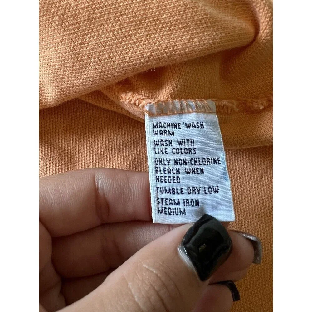 Polo Ralph Lauren Orange Short Sleeve Polo Shirt Size XL Golf Men Preppy‎ Career